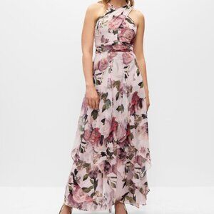 Beautiful, ultra-feminine chiffon maxi dress